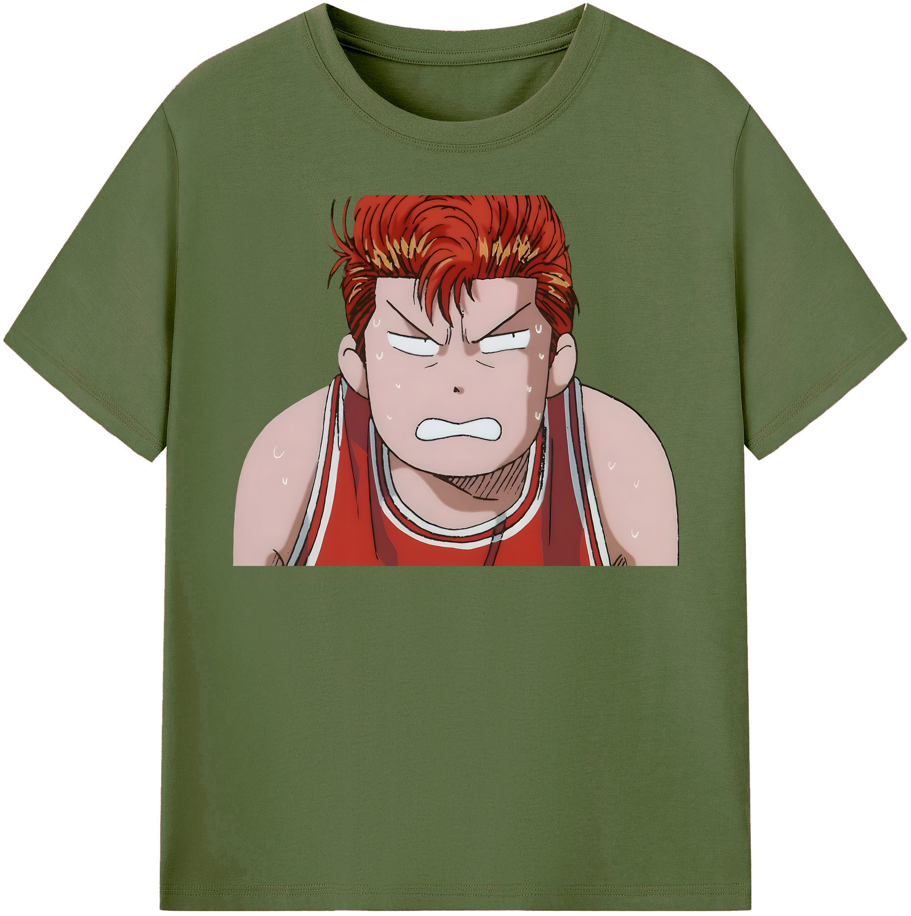 SLAM DUNK／スラムダンク 綿100％半袖Tシャツ（フロントプリント）